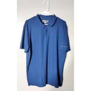 Oakley Hydrolix Blue Regular Fit Golf Tennis Short Sleeve Polo Shirt Men's 2XL